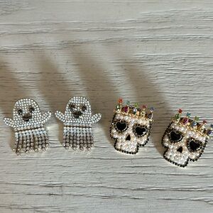 Cutie Ghosts Dangly Earrings